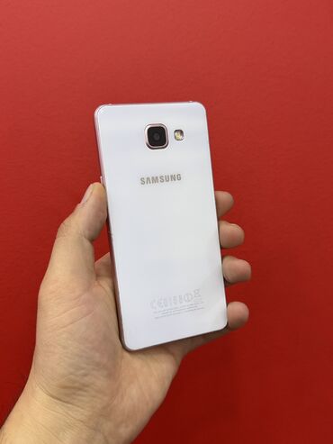 samsung qapaqli telefon: Samsung Galaxy A5 2016, 16 GB, rəng - Çəhrayı, Zəmanət, Düyməli, Sensor