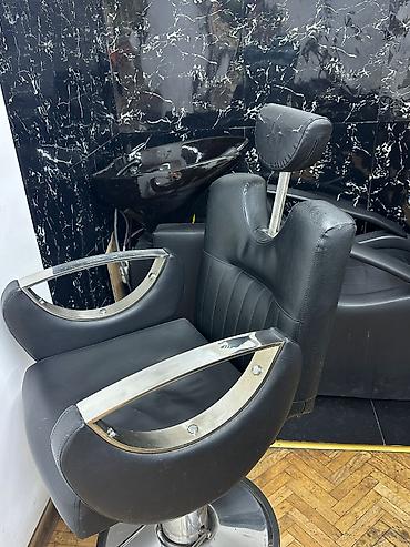 Salon, tibbi mebel: İşlənmiş, Saç kəsimi kreslosu — 1