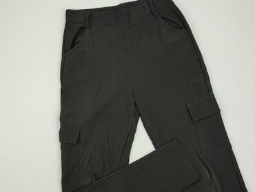 eleganckie bluzki do czarnych spodni: Material trousers, S (EU 36), condition - Good