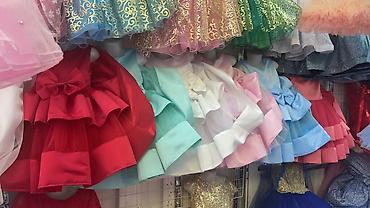 Платья: Детское платье, цвет - Голубой, Новый — 7