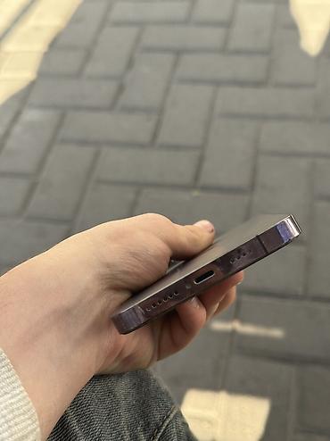 iphone 4с: IPhone 14 Pro Max, Б/у, 128 ГБ, Deep Purple, Чехол — 6