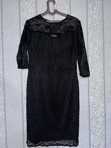 baş ortuyu: Qara krujeva qadın donu - Model: Dizə qədər, bədənə oturan siluet - — 1
