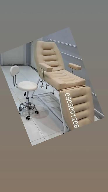 salon avadanliqi: Yeni, Kosmetoloji kuşetka, Qatlanmayan, rəng - Boz — 2