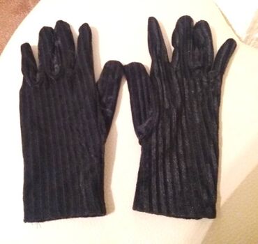 ženske vunene rukavice: M (57), bоја - Crna