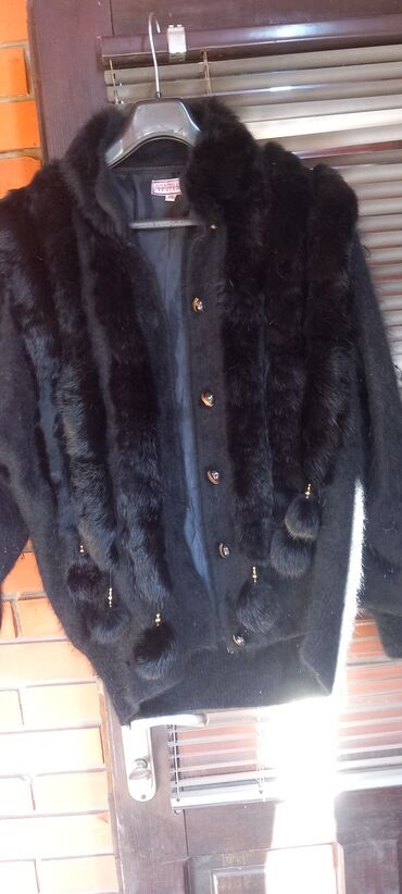 kupujemprodajem jakne: XL (EU 42), 2XL (EU 44), With lining, Faux fur, color - Black