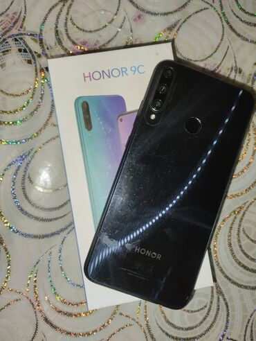 телефон fly iq436i era nano 9: Honor 9C, 4 ГБ, цвет - Черный, Сенсорный, Отпечаток пальца, Face ID