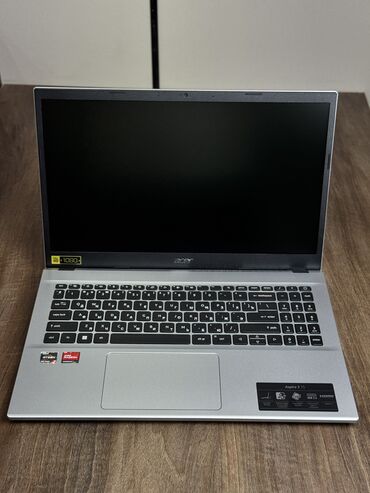 подставка для ноута: Ноутбук, Acer, 8 ГБ ОЗУ, AMD Ryzen 7, 15.6 ", Новый, Для работы, учебы, память SSD