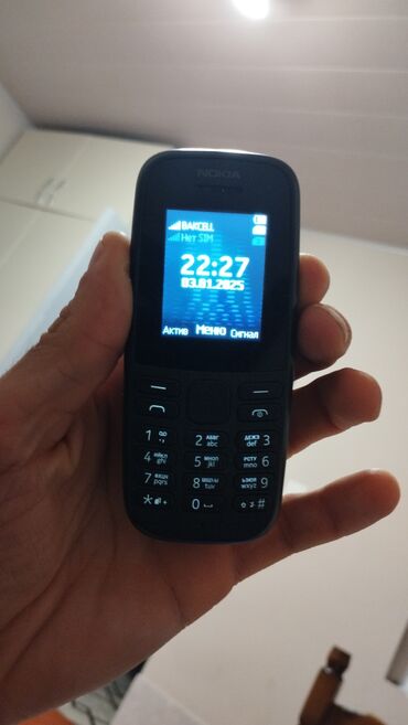 nokia balaca telefon: Nokia 105 4G, rəng - Qara, Düyməli, İki sim kartlı