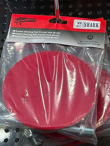 balta disk: SHARK arxa dayaqlı pad – zımpara və cilalama üçün - Diametr: 125 mm — 1