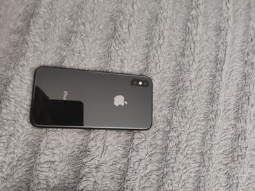 iphone x на запчасти: IPhone X, Б/у, 256 ГБ, Черный, Защитное стекло, Чехол, 74 %