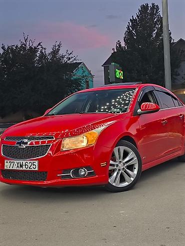 подержанные авто: Razılaşma yolu ilə kredit var .Chevrolet Cruze sedan – parlaq qırmızı — 4