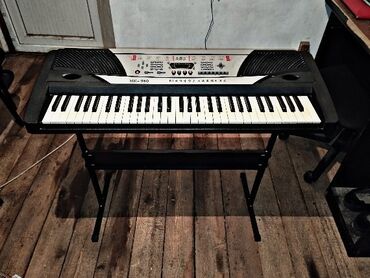 Синтезаторы: Синтезатор + стойка, 61 полноразмерная клавиша, с автоаккомпанементом