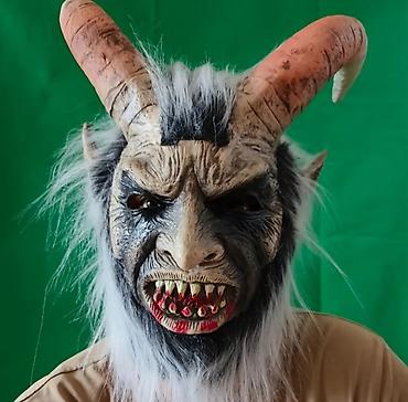 prakat kostyum: Qorxulu maskalar 👹 Hər növ maskalar mövcuddur 🎭 İnsan maskası, üz — 8