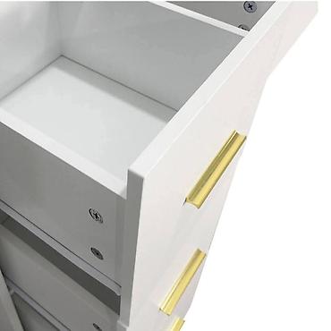 bed: Kozmetički sto/tač sa LED osvetljenim ogledalom - Moderan toaletni — 4