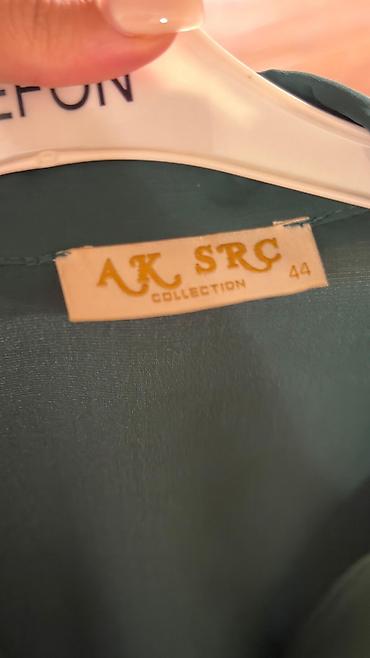 Рубашки и блузы: AK SRC Collection qadın bluzası - Model: Kəsişən (wrap) dizaynlı — 2