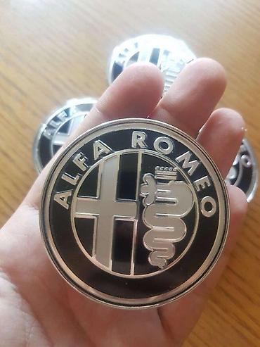 Gume i felne: ČEPOVI ZA FELNE ALFA ROMEO 60 MM / 56 MM - CRNO SIVI | ORIGINALNI — 3