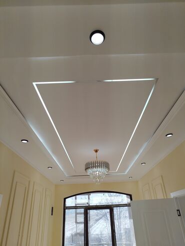 Натяжной потолок: Натяжной потолок Глянцевое, Матовое, 3D потолки Гарантия, Бесплатная консультация, Бесплатный замер — 3