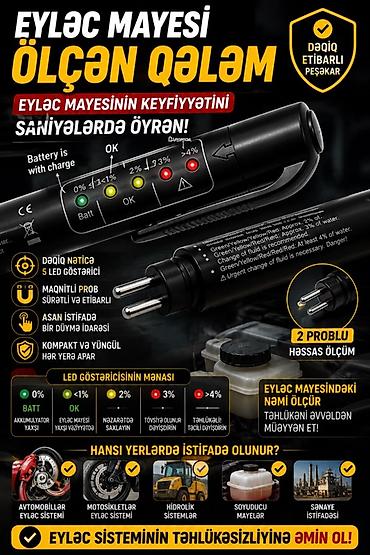 Eyləc mayesi ölçən qələm - Eyləc mayesinin keyfiyyətini və nəmlik