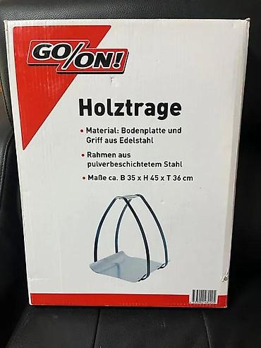 menta sadnice: Metalni nosač/korpa za ogrev GO/ON! (model: Holztrage / Firewood — 2