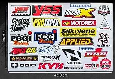 Delovi za motocikle: Nalepnice za motore Sponzori Castrol rockstar komplet-2503 📌 Opis — 3