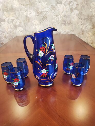 Qrafinlər və səhənglər: Rəng - Göy — 10