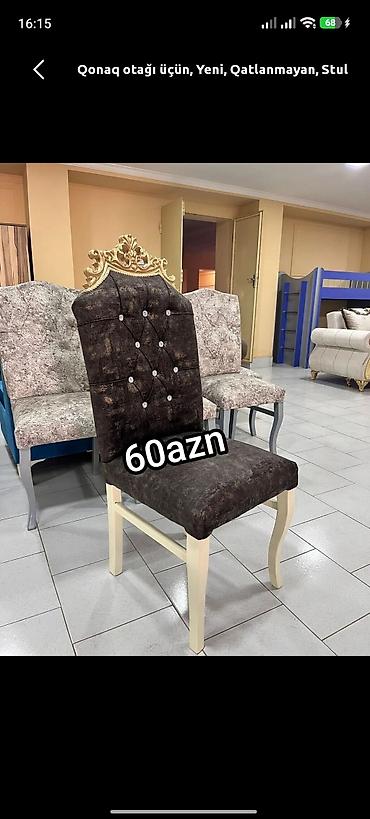 demir stol: Qonaq otağı üçün, Yeni, Qatlanmayan, Stul — 1
