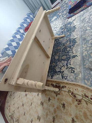 small table: Низкий чайный стол,новый,размер 0.9х1.7 ножки 38см,еще не пользовались — 1