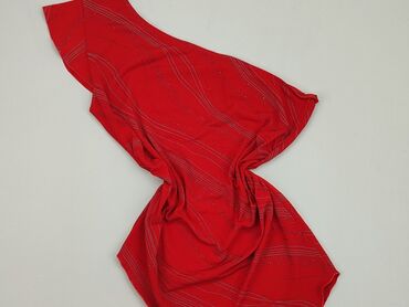 czerwona bluzki z różą: Blouse, Vila, XL (EU 42), condition - Good