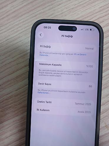 IPhone 16 Pro Max, 512 GB, Graphite, Zəmanət — 3