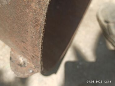 Aş qazanı: İşlənmiş, Aş qazanı, rəng - Boz, Çuqun, 30 sm, SSRİ — 4