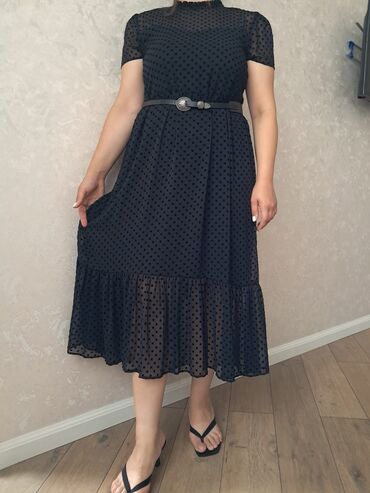 zara платье: Повседневное платье, Миди, Abercrombie & Fitch, M (EU 38)