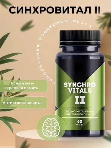 Витамины и БАДы: SynchroVitals II – beyin hüceyrələrinin xronobioloji qorunması üçün