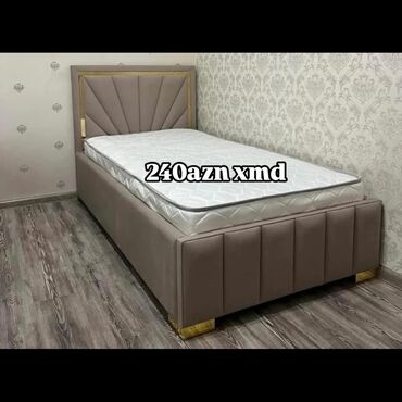 Yataq otağı dəstləri: Təknəfərlik çarpayı, Matras ilə, Siyirməsiz