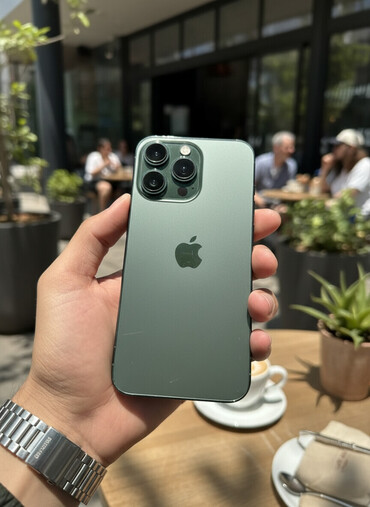 Apple iPhone: IPhone 13 Pro, Б/у, 128 ГБ, Alpine Green, Чехол, Коробка, 84 % at lalafo.kg — 2 Apple iPhone: IPhone 13 Pro, Б/у, 128 ГБ, Alpine Green, Чехол, Коробка, 84 % — 2