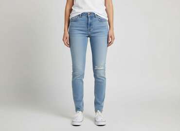 woskowane spodnie orsay: House of Denim, Джинси жіночі, розмір M