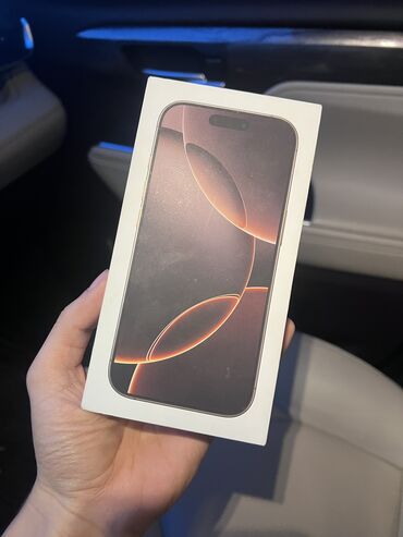 айфон талас: IPhone 16 Pro, Новый, 256 ГБ, Desert Titanium, Кабель, Коробка, 100 %