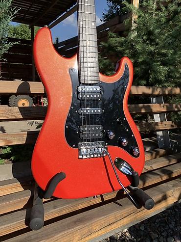 esp ltd: Электрогитара S‑style (HSH) в ярком металлическом красном цвете с — 2