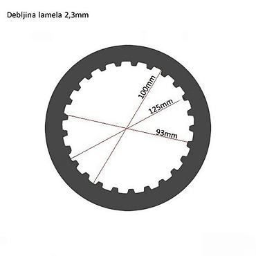Kawasaki: Set lamela kvačila za motocikle – TRW Opis: - Komplet lamela i — 1