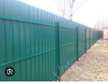 Металлические заборы: Металлический забор, Металлический сайдинг, Полимерный профнастил, Неоцинкованный профнастил, Двусторонний, Новый, Бесплатный выезд, Гарантия — 10