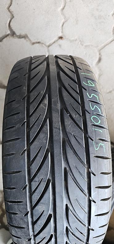 50: Шины 195 / 50 / R 15, Лето, Б/у, 1 шт, Легковые, Корея, Hankook — 1