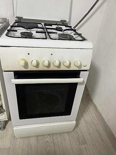 электроплиты настольные: Газоэлектрическая плита белого цвета с духовкой. Характеристики и — 2