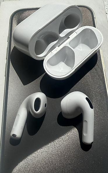 airpods mac: Apple AirPods Pro (ağ) – şarj qutusu ilə - Aktiv Səsboğma (ANC) və — 1