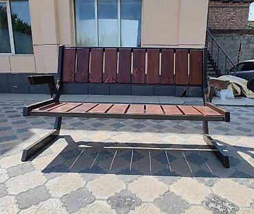 Скамейки: Скамейка Металл, Со спинкой, Без крыши — 10