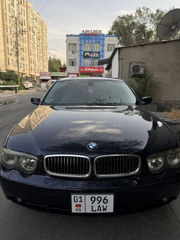 автокредит на бу авто бишкек: BMW 7 series: 2004 г., 3.6 л, Автоматические, Бензин, Седан