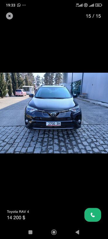 Toyota: Toyota RAV4: 2018 г., 2.5 л, Автомат, Бензин, Кроссовер