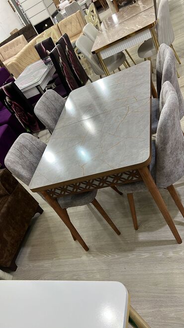 Masa və oturacaq dəstləri: Qonaq otağı üçün, Açılmayan, Dördbucaq masa, 4 stul -da lalafo.az — 5 Masa və oturacaq dəstləri: Qonaq otağı üçün, Açılmayan, Dördbucaq masa, 4 stul — 5