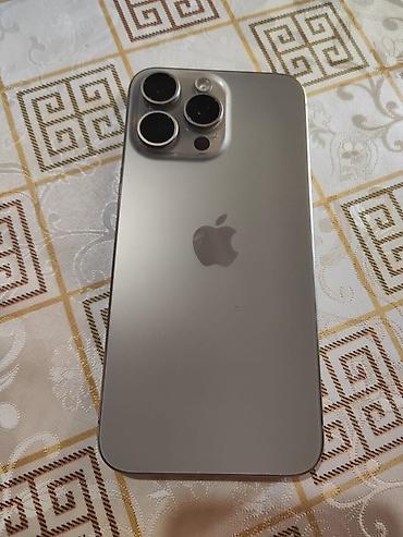 m4 pro: IPhone 15 Pro Max, 256 GB, Gümüşü, Sənədlərlə, Face ID, Simsiz şarj — 1