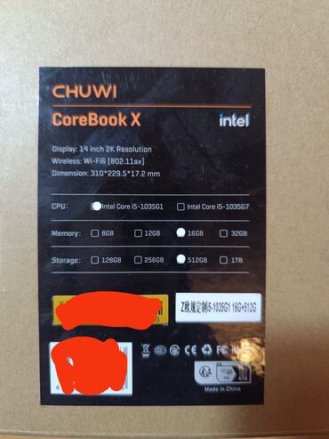 soyuducu matorları: Intel Core i5, 16 GB, 14 "