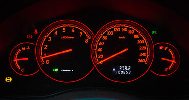 тюнинг легаси: Продам приборную панель (красный оптитрон) 260 км/ч от Subaru Legacy