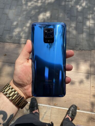Xiaomi: Xiaomi Redmi Note 9, 128 GB, rəng - Göy, 
 Düyməli, Barmaq izi, Face ID